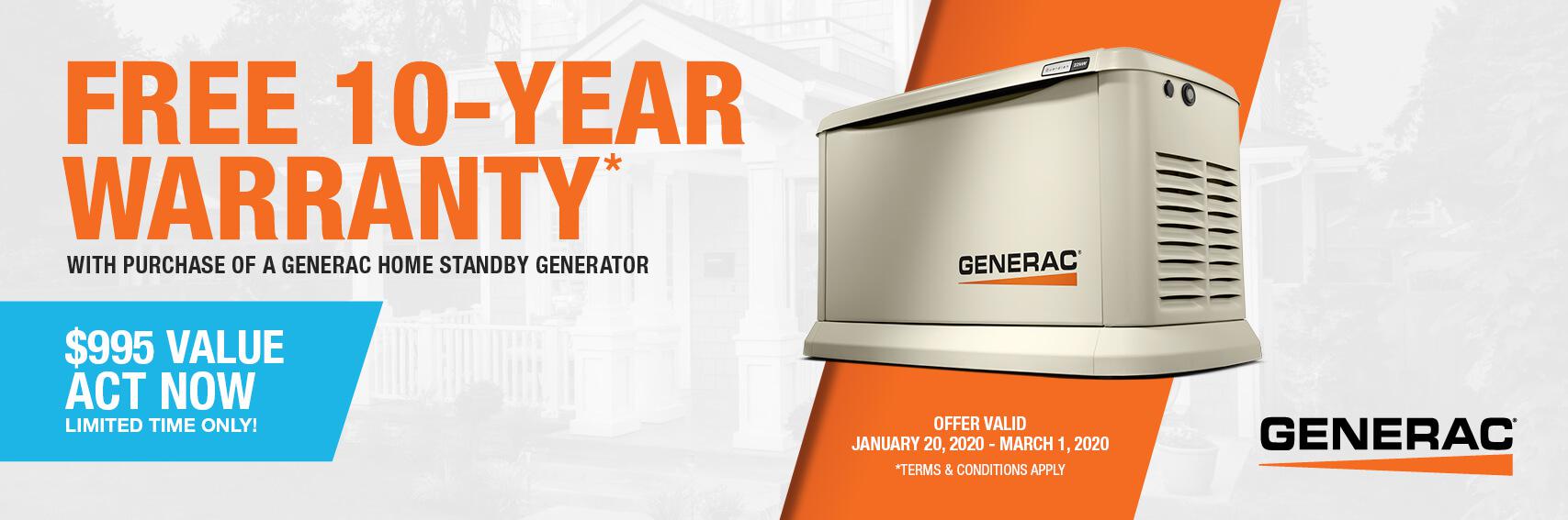 Homestandby Generator Deal | Warranty Offer | Generac Dealer | Wesson, MS